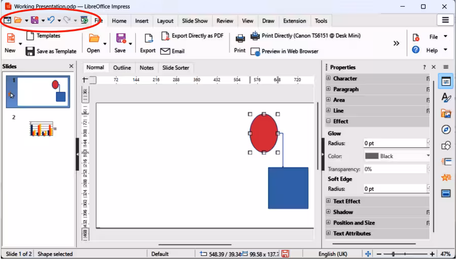 Tabbed User Interface