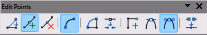 Edit Points toolbar