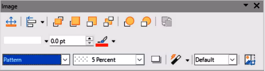 Image toolbar