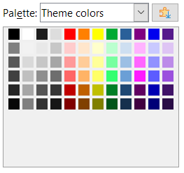 Figure 24: A palette of theme colors
…