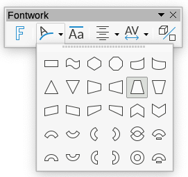 Fontwork Shapes