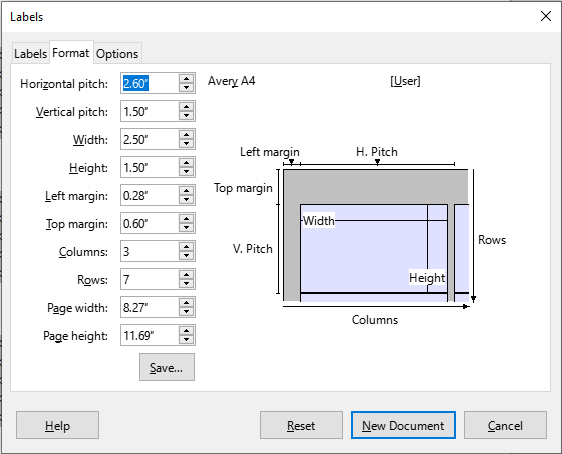 Specify settings, if necessary