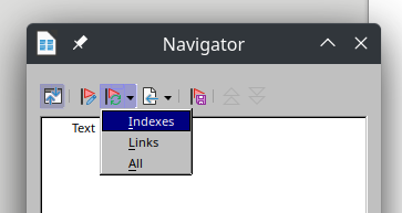 Update icon in the Navigator
