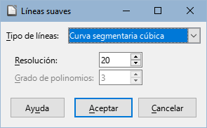 Diálogo Líneas suaves