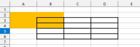 Ejemplo de operador de intersección
