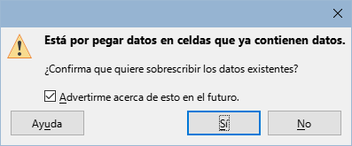 Pegar una fórmula en un intervalo de celdas