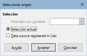 Diálogo Seleccionar origen