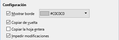 Ajustes del diálogo Crear escenario