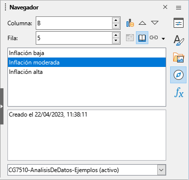 Escenarios en el Navegador