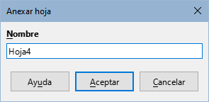 Diálogo Anexar hoja.