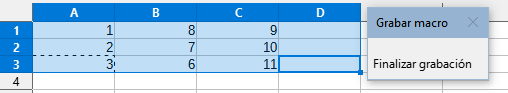 Grabar macro