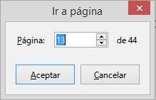 Diálogo Ir a la página