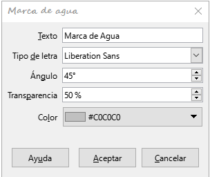 Diálogo Marca de agua