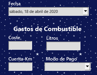 Formulario más elaborado