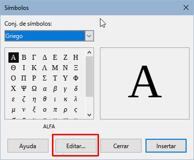 Diálogo Símbolos
