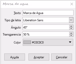 Diálogo Marca de agua