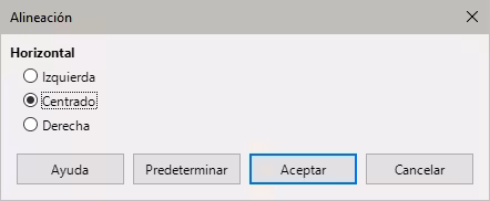 Diálogo Alineación