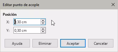 Diálogo Editar punto de ajuste