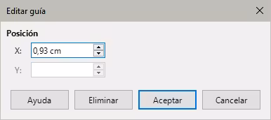 Diálogo Editar línea de ajuste
