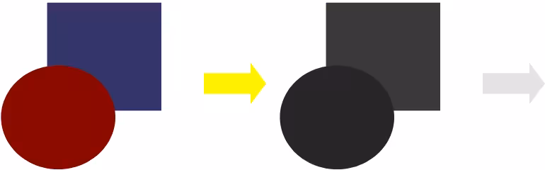 Poco contraste para la conversión a escala de grises