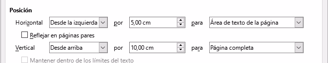 Ajustando la alineación