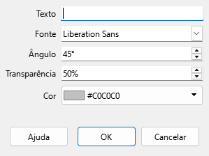 caixa de diálogo Marca d'água