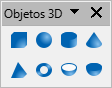 barra Objetos 3D