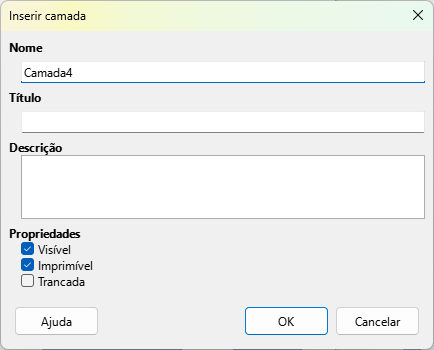 caixa de diálogo Inserir camada