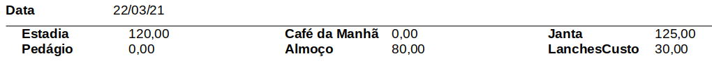 relatório sem modificações