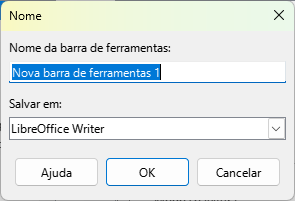 Caixa de diálogo Nome