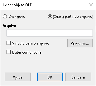 Capítulo 4 - Inserção de Objetos em um Texto: Inserindo