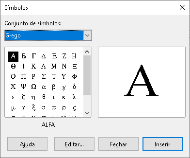 Inserir símbolos matemáticos - Suporte da Microsoft