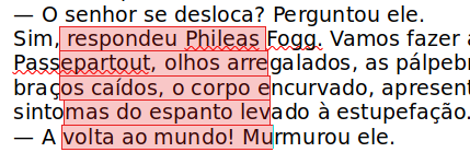 selecionar um bloco de texto