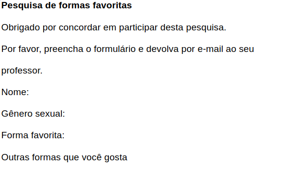 documento inicial sem controles de formulário